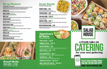 Load image into Gallery viewer, FALL / WINTER 2025 11"x17" Tri Fold Glossy Catering Menus
